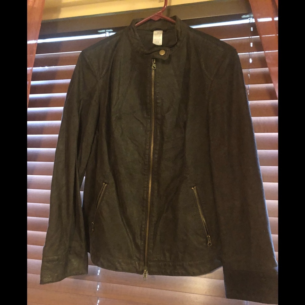 Lightweight leather jacket